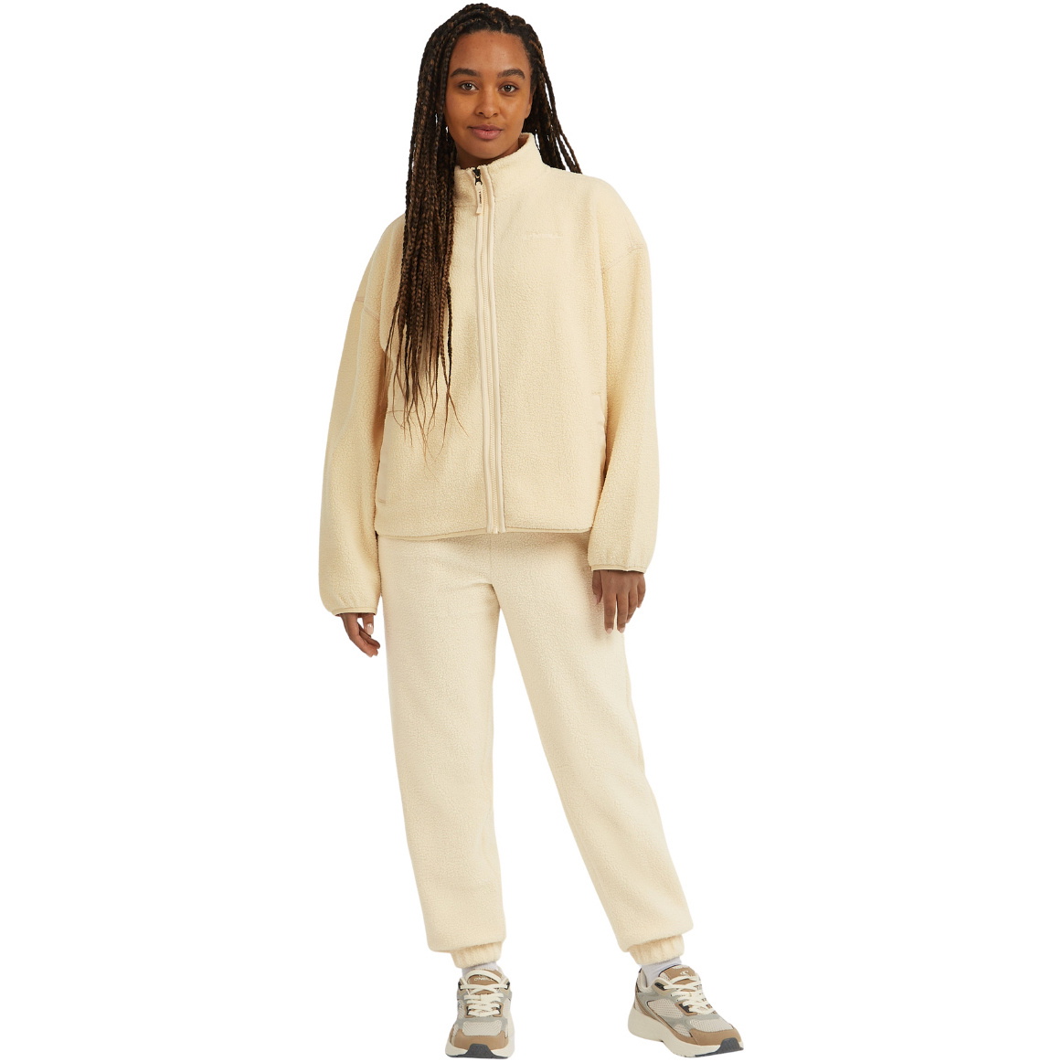 2025 O'Neill Mujer Imprescindible: Chaqueta De Pelo Largo Con Cremallera Completa Fleece 1350079 - Macaron
